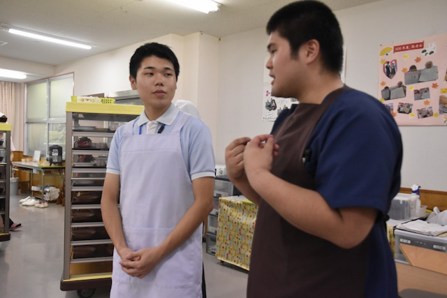 これから行うことの説明を受けます